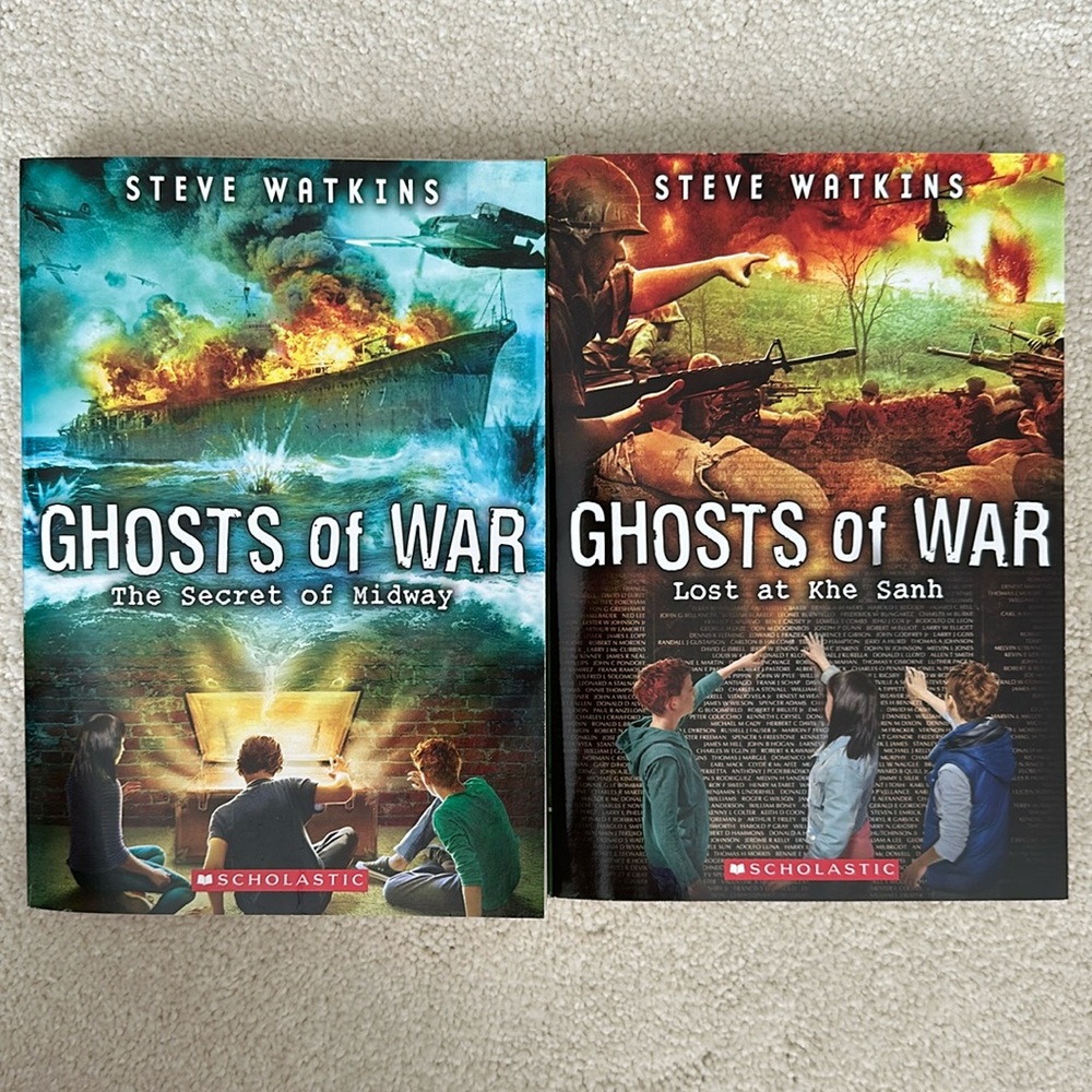 2 paperback books - Ghosts of War